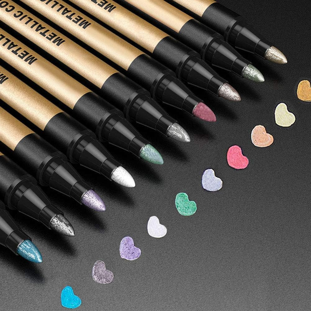 Metallic Marker Pens Arts and Crafts for Teenages