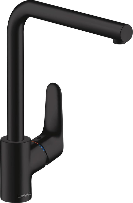 Metropol Single Bath Flush-Mounted with Lever Handle Matt