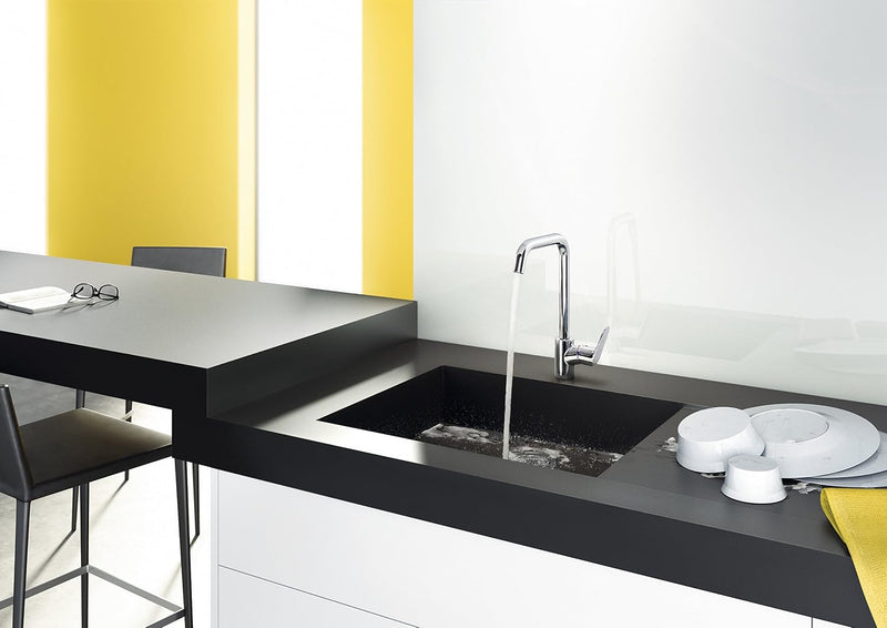 Metropol Single Bath Flush-Mounted with Lever Handle Matt