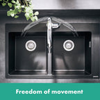 Metropol Single Bath Flush-Mounted with Lever Handle Matt