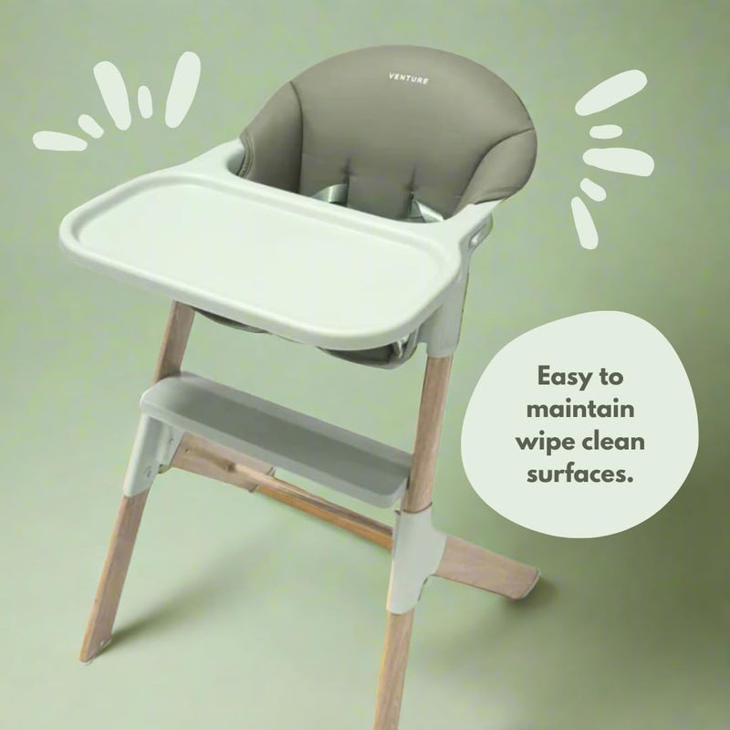 Mico Highchair Stylish Scandi Style Modern Baby