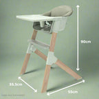 Mico Highchair Stylish Scandi Style Modern Baby