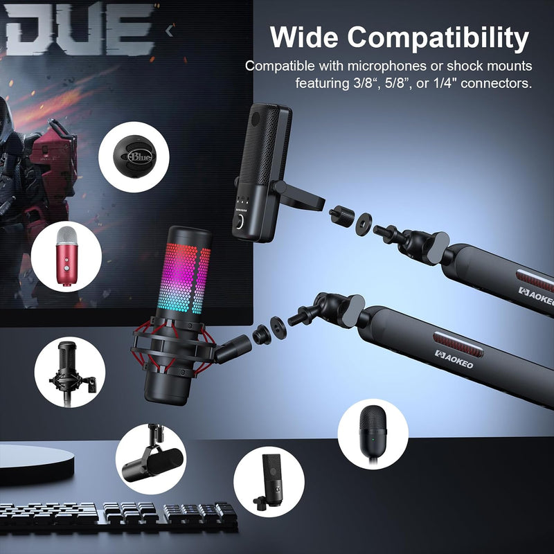 Microphone Arm Ak-59i Desk Low Profile Mic Boom
