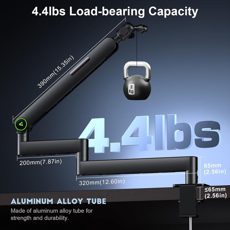 Microphone Arm Ak-59i Desk Low Profile Mic Boom