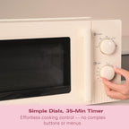 Microwave 20L Miami 800W Manual Dial Controls Quick