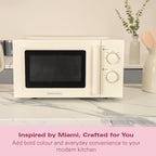 Microwave 20L Miami 800W Manual Dial Controls Quick
