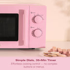 Microwave 20L Miami 800W Manual Dial Controls