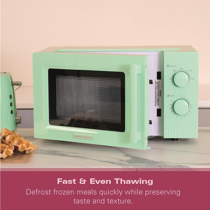 Microwave 20L Miami 800W Manual Dial Controls Quick