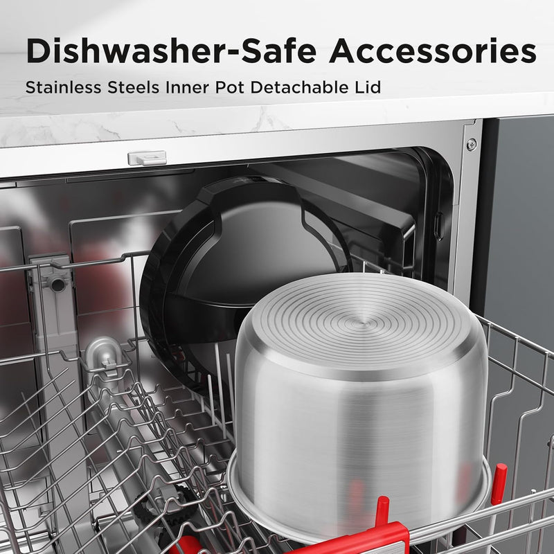 Pressure Cooker 6L 70% Faster 14 Presets Nourish