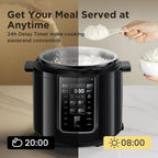 Pressure Cooker 6L 70% Faster 14 Presets Nourish