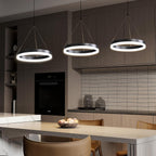 Round Pendant Light Brightness Adjustable 10%-100% 3000K (3Pack)