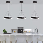 Round Pendant Light Brightness Adjustable 10%-100% 3000K (3Pack)