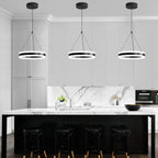 Round Pendant Light Brightness Adjustable 10%-100% 3000K (3Pack)