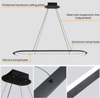 Round Pendant Light Brightness Adjustable 10%-100% 3000K (3Pack)