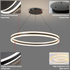 Round Pendant Light Brightness Adjustable 10%-100% 3000K (3Pack)