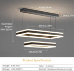 Round Pendant Light Brightness Adjustable 10%-100% 3000K (3Pack)