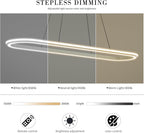 Round Pendant Light Brightness Adjustable 10%-100% 3000K (3Pack)