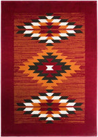 Milan Terracotta Off- Boho Aztec Tribal Living Room