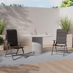 Milano High-Back Dining Chairs Padded Folding 8-Way Adjustable (Set of 2)