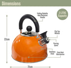 Milestone Camping 2L Whistling Kettle