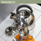 Milestone Camping 2L Whistling Kettle