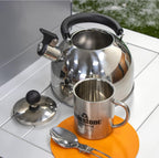 Milestone Camping 2L Whistling Kettle