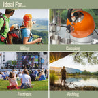 Milestone Camping 2L Whistling Kettle