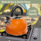 Milestone Camping 2L Whistling Kettle