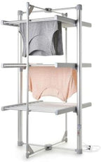 Mini 3-Tier Heated Clothes Airer Foldable Shelves Dry