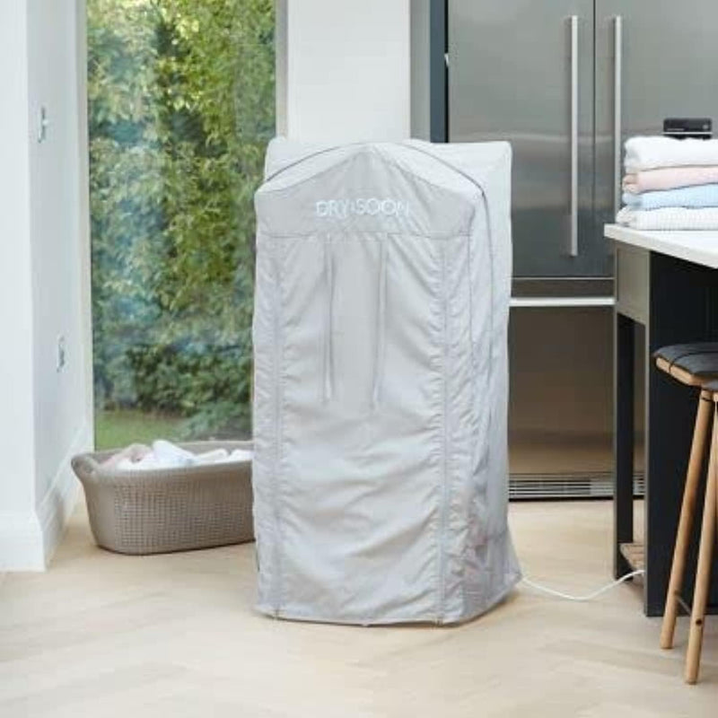 Mini 3-Tier Heated Clothes Airer Foldable Shelves Dry