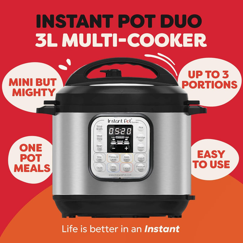 Mini 3L Electric Pressure Cooker. 7-In-1: Cooker Slow