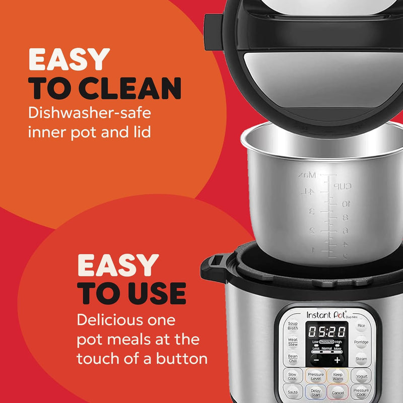 Mini 3L Electric Pressure Cooker. 7-In-1: Cooker Slow