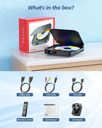 Mini Dvd Player HDMI 1080p HD Compact