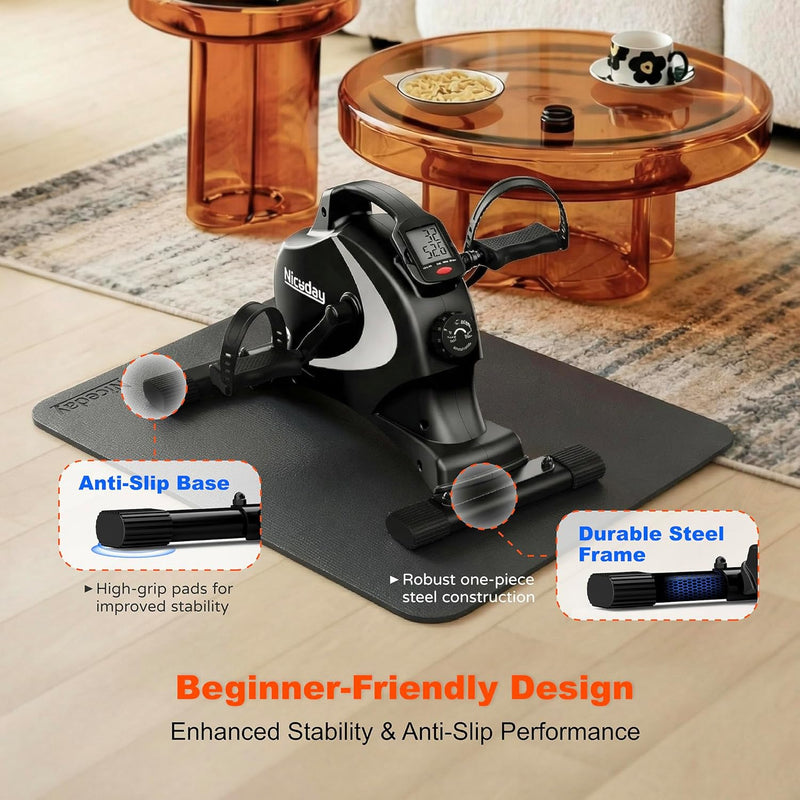 Mini Exercise Bike Foot Pedal Exerciser Under Desk