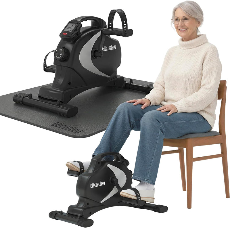 Mini Exercise Bike Foot Pedal Exerciser Under Desk