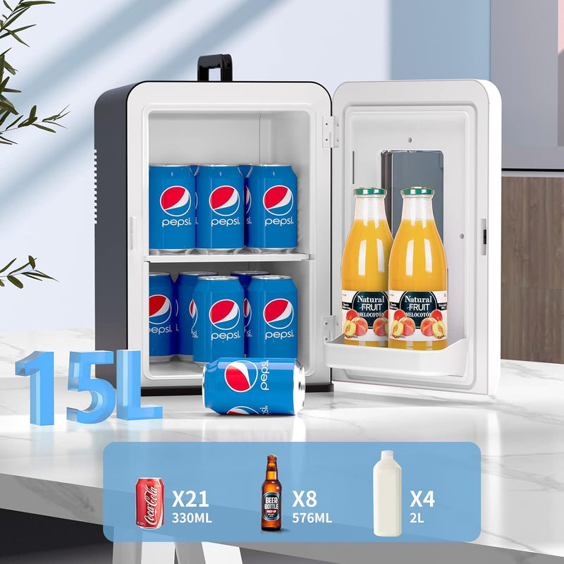 Mini Fridge 15 Litre 21 Cans Upgrade