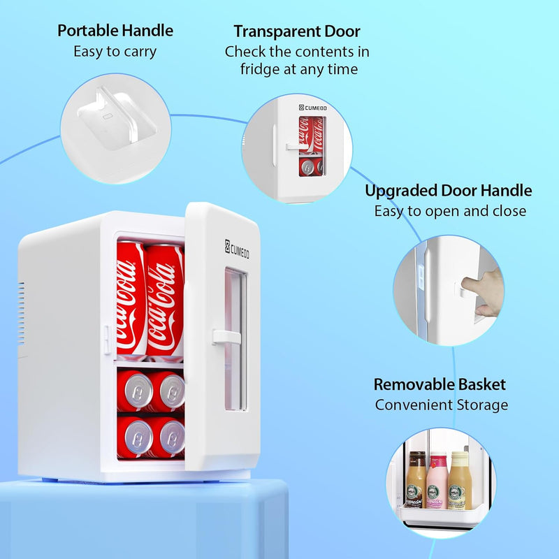 Mini Fridge 15 Litre 21 Cans Upgrade