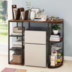 Mini Fridge Cabinet with Storage for Home Dorm