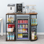 Mini Fridge Cabinet with Storage for Home Dorm