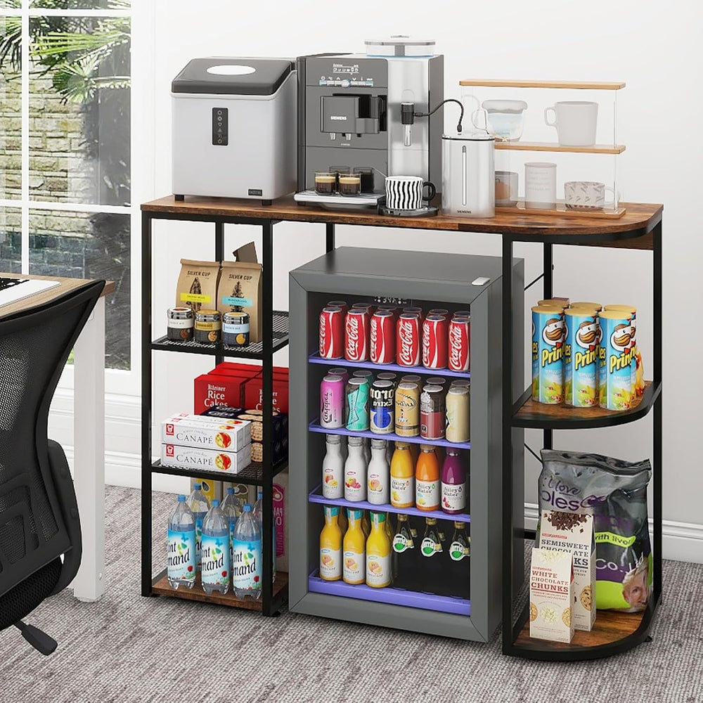 Mini Fridge Cabinet with Storage for Home Dorm