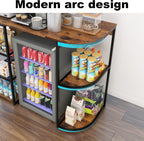 Mini Fridge Cabinet with Storage for Home Dorm