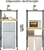 Mini Fridge Shelf Height Adjustable Storage Rack Metal