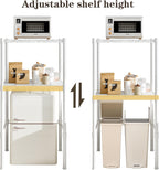 Mini Fridge Shelf Height Adjustable Storage Rack Metal