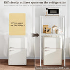 Mini Fridge Shelf Height Adjustable Storage Rack Metal