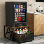 Mini Fridge Stand with Storage