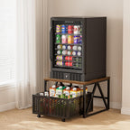 Mini Fridge Stand with Storage