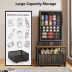 Mini Fridge Stand with Storage