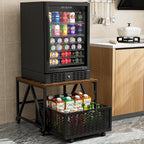 Mini Fridge Stand with Storage