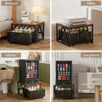 Mini Fridge Stand with Storage