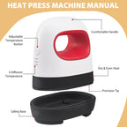 Mini Heat Press Machine 4.17" X 2.44"
